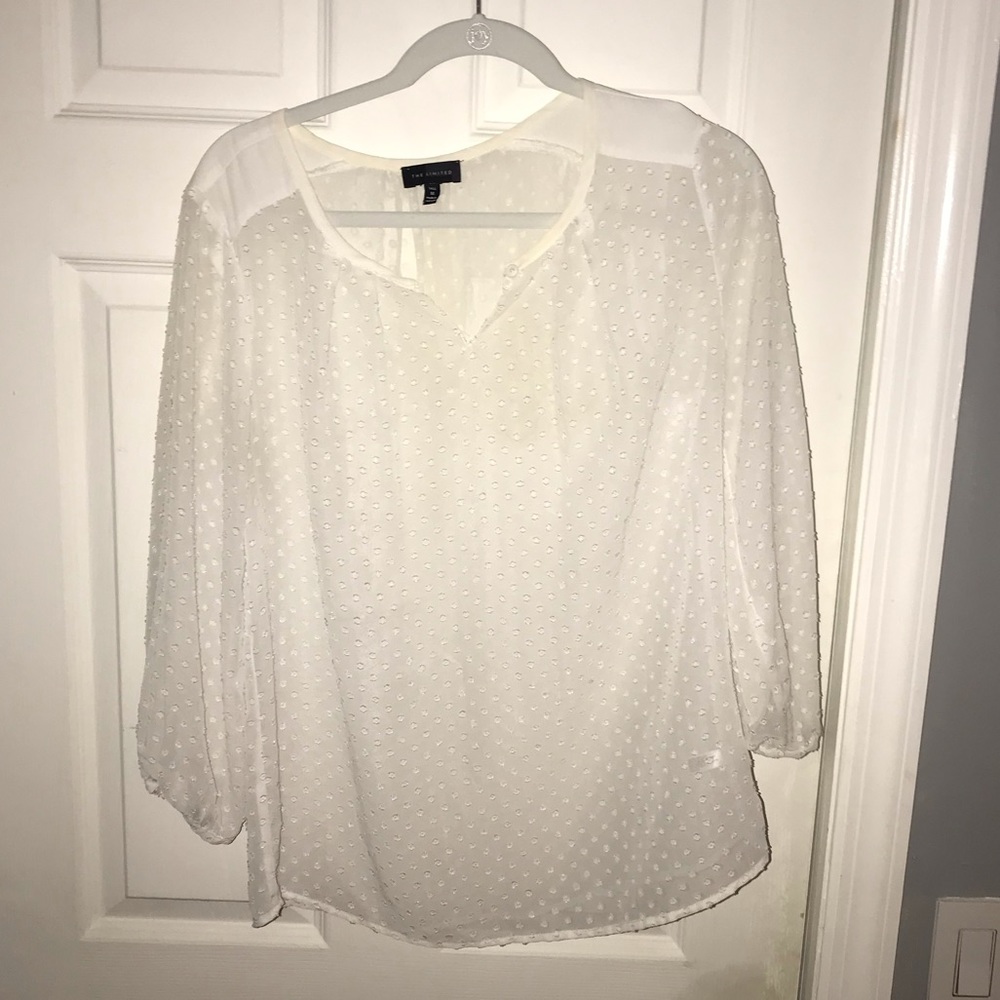 The Limited white blouse